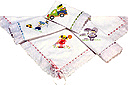 Manta Piquet Bordada